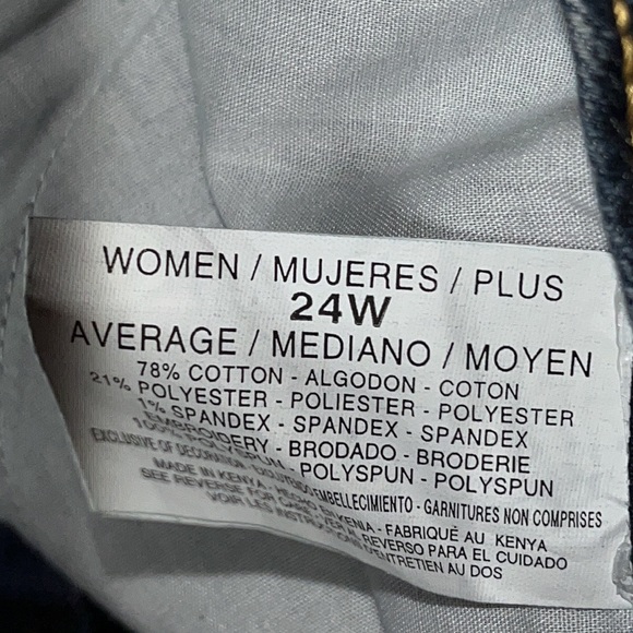 Jeanstar extra low rise slim bootcut jeans. Women’s size 24 - Picture 7 of 12